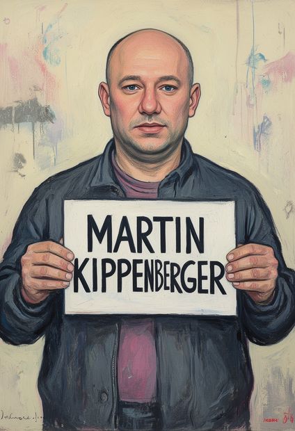 Reference look for Martin Kippenberger
