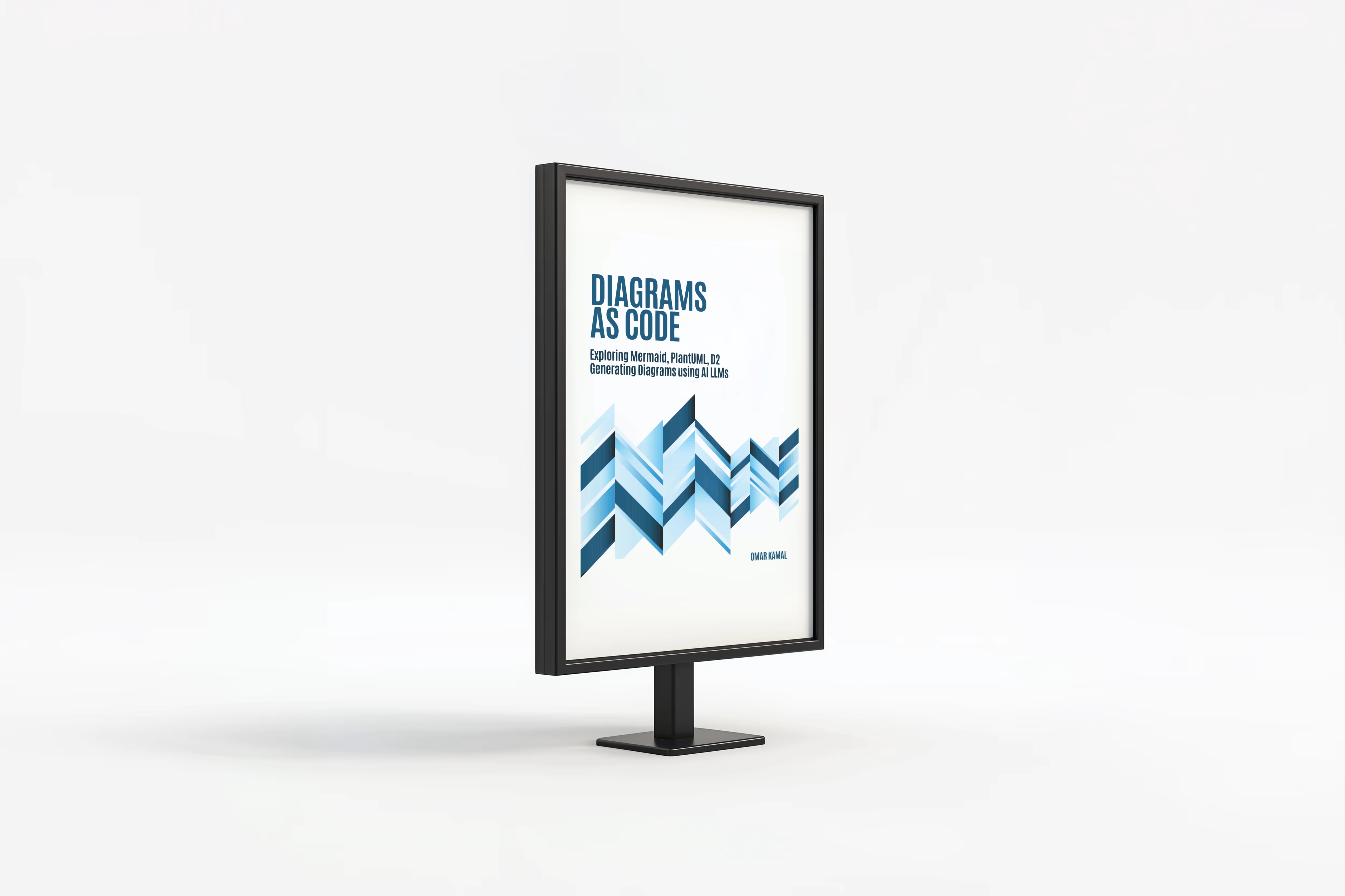 Framed poster reading Diagrams as Code
