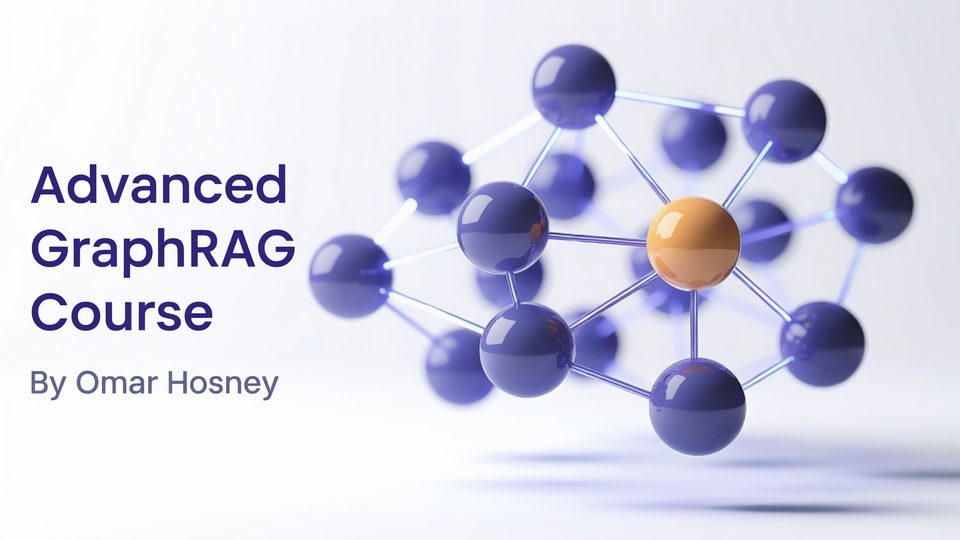 Advanced GraphRAG & Knowledge Agents course cover